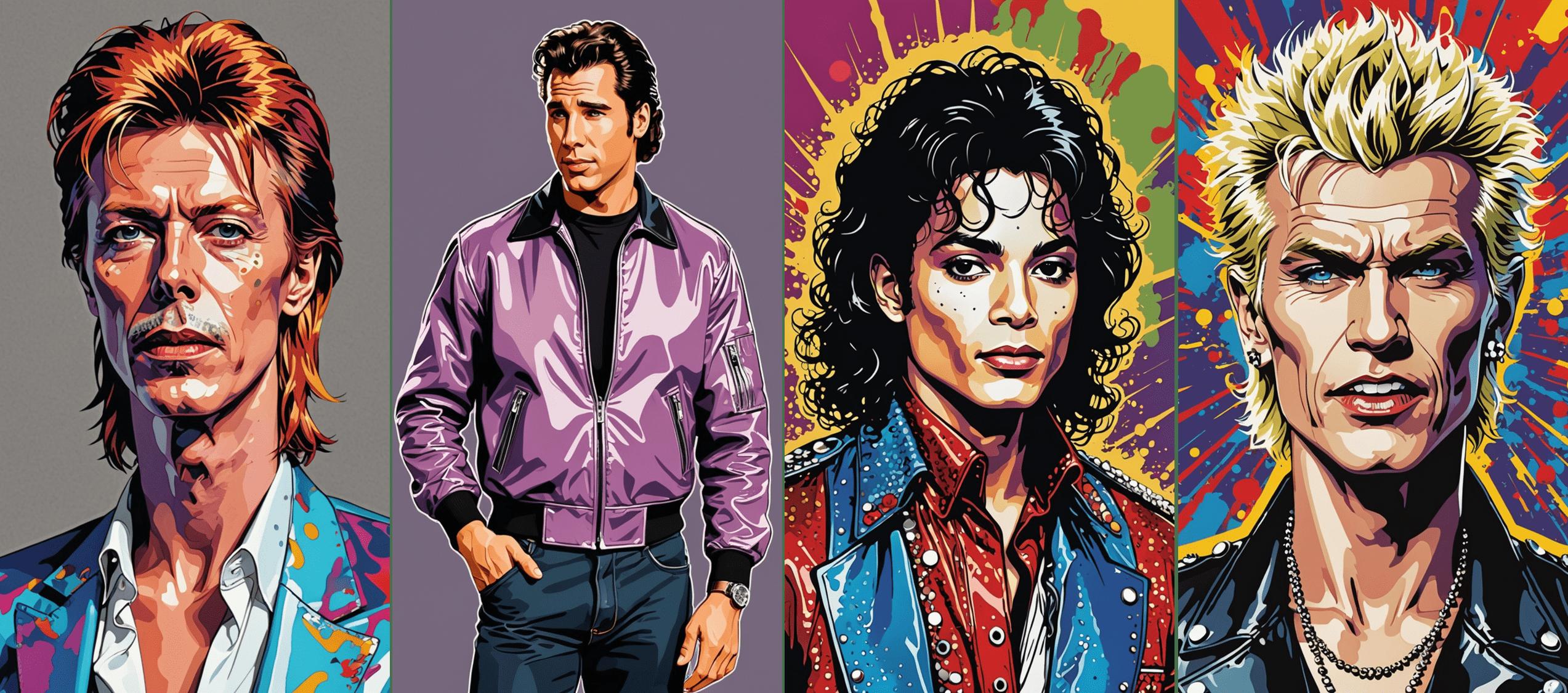 Quelles sont les coupes de cheveux homme tendances des années 80?