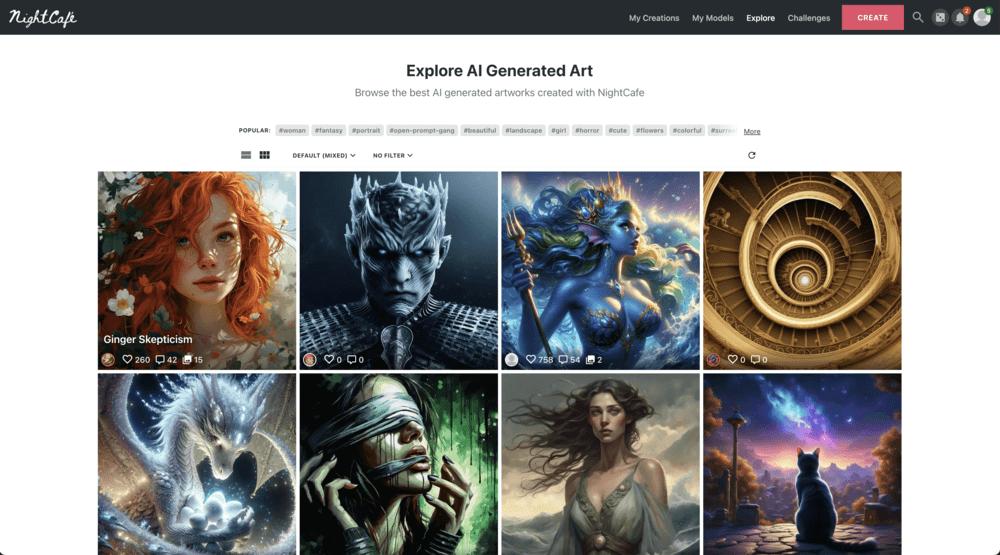 nightcafe 스크린샷