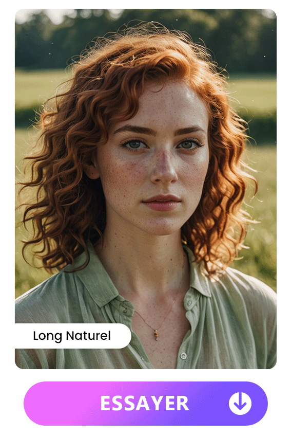 Coupe de cheveux longue pour femme - Long Naturel