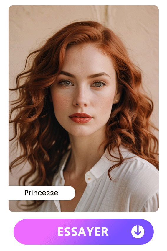 Coupe de cheveux longue pour femme - Princesse