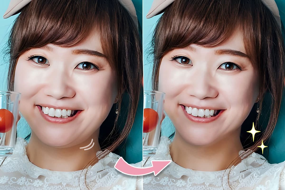 【簡単】二重あごを消す加工ができるおすすめアプリ５選【2025年最新版】