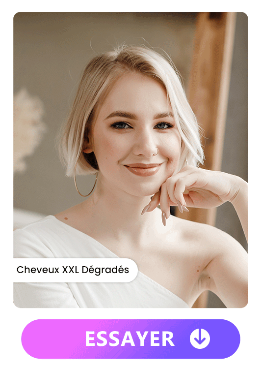 Coupes de cheveux tendances pour un visage ovale - Cheveux XXL Dégradés
