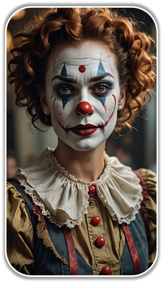 Coiffure d'Halloween 9 - Clown
