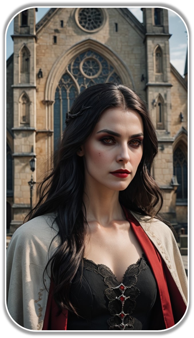 Coiffure d'Halloween 8 - Vampire