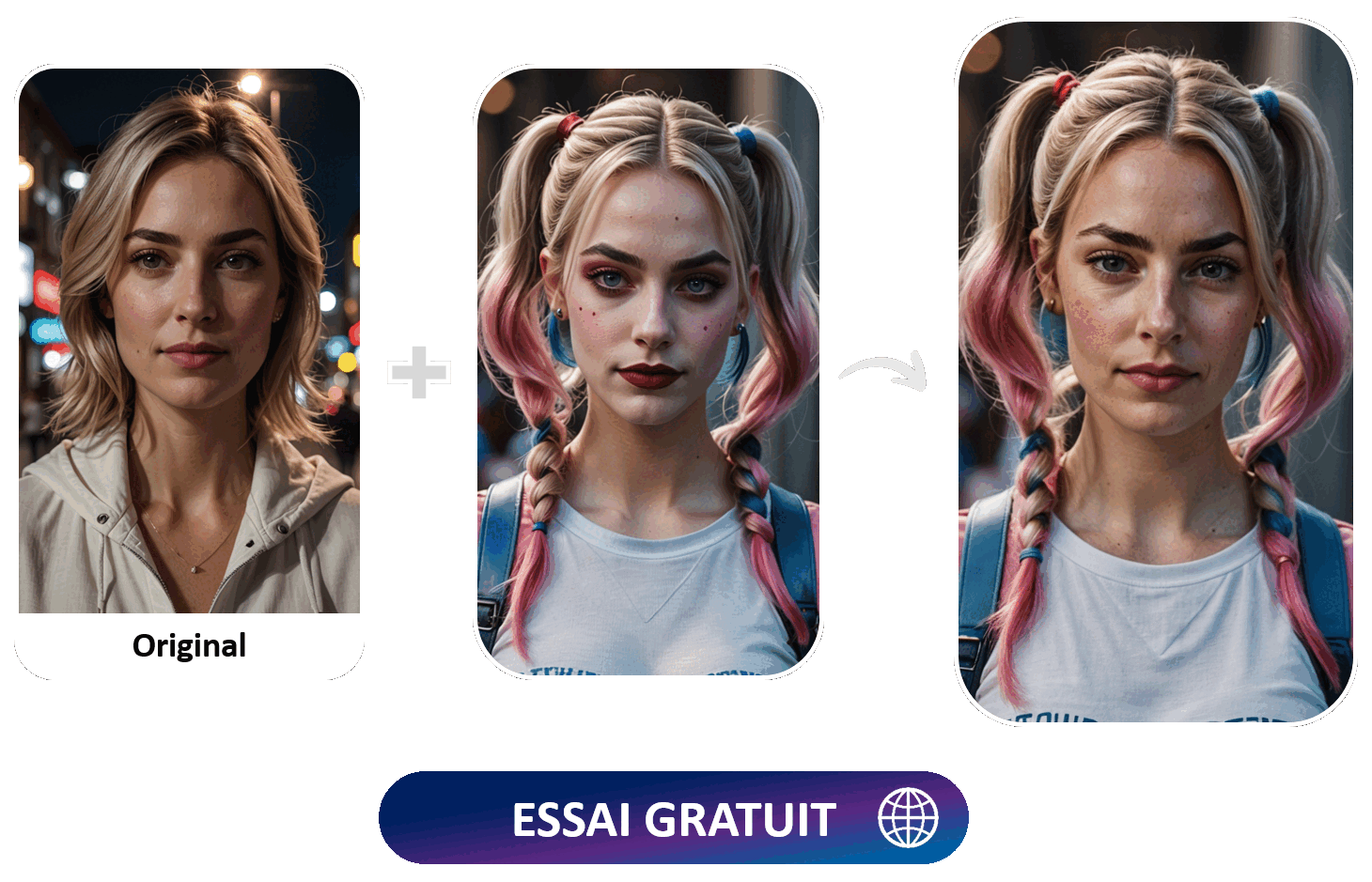 MyEdit - Essayez toutes vos coiffures d'Halloween préférées en ligne