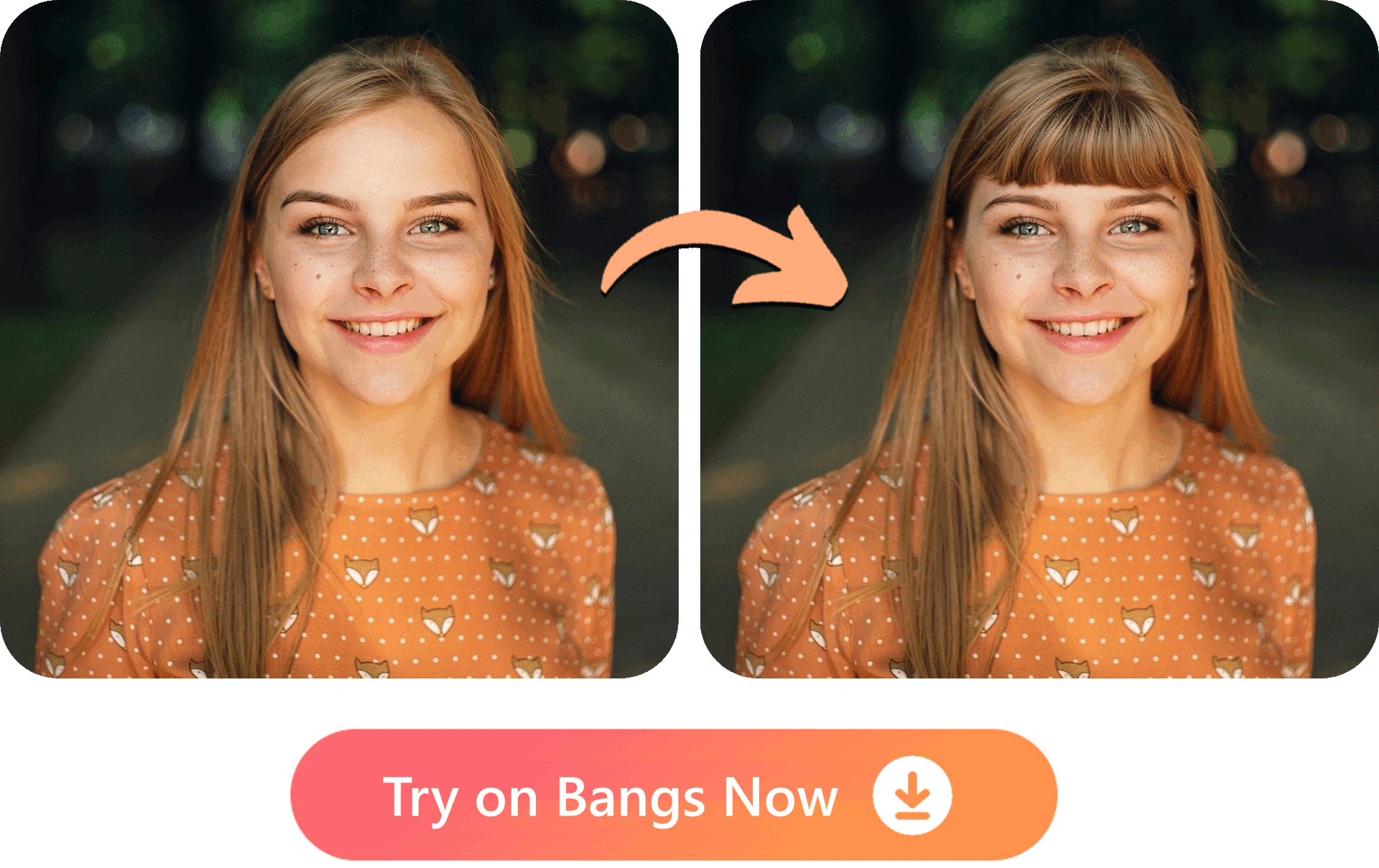 Try on Bangs with PhotoDirector App for Free
