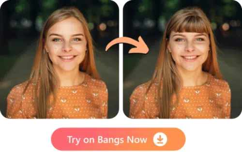 Try on Bangs with PhotoDirector App for Free