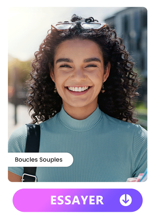 Coupes de cheveux pour femme ronde - Boucles Souples