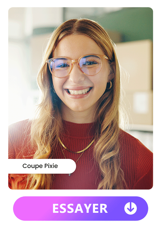 Coupes de cheveux pour femme ronde - Coupe Pixie avec Volume