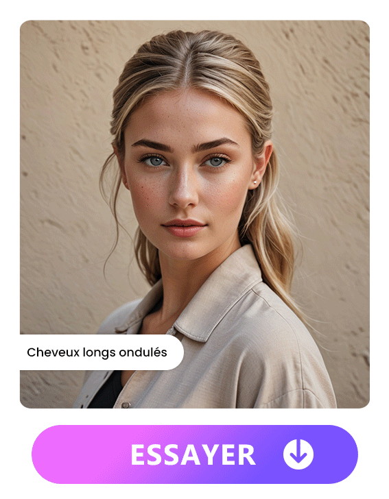 Coupes de cheveux pour femme ronde - Cheveux longs ondulés