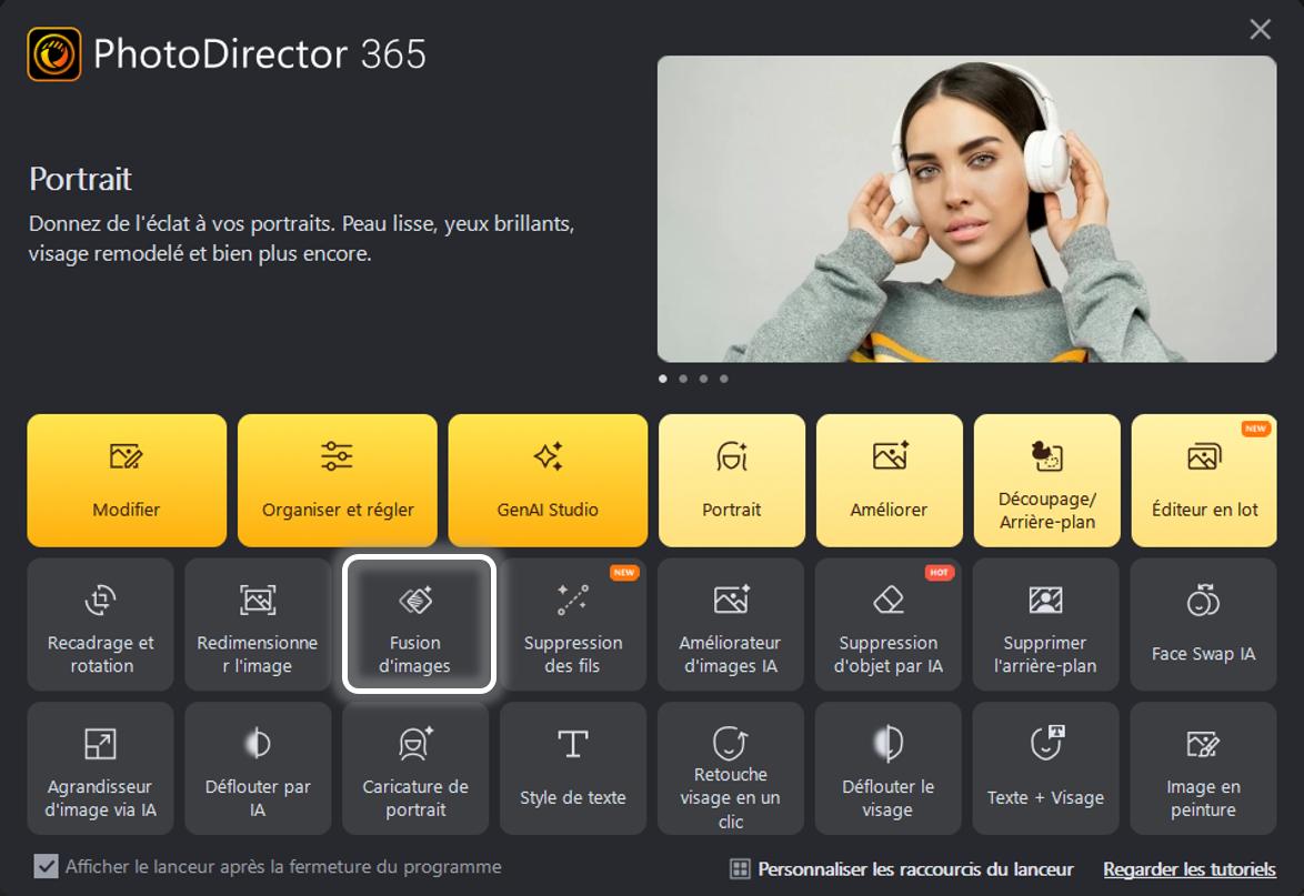Tutoriel fusion photo IA sur PC - Etape 1