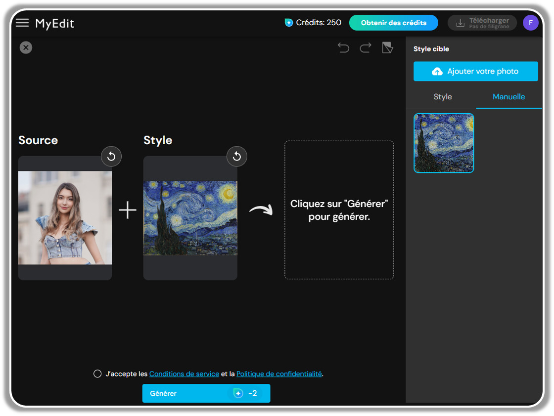 Tutoriel fusion photo IA - Etape 4