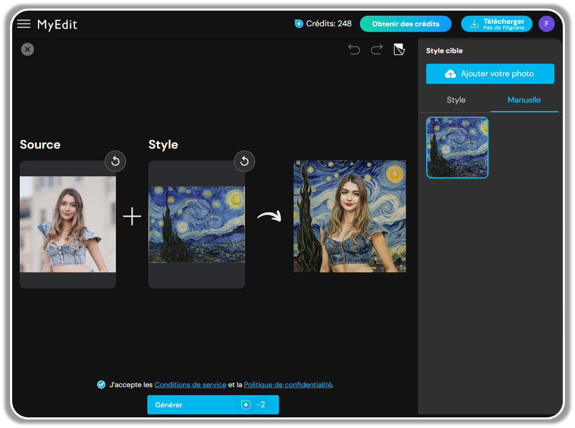 Tutoriel fusion photo IA - Etape 5