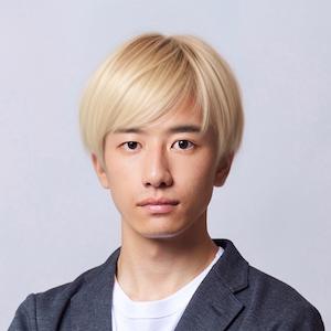 Vivid Glam AI AI ヘアスタイルのサイドスプリット 金