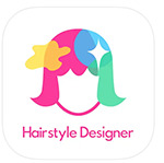 らしさヘアスタイルデザイナー アプリアイコン