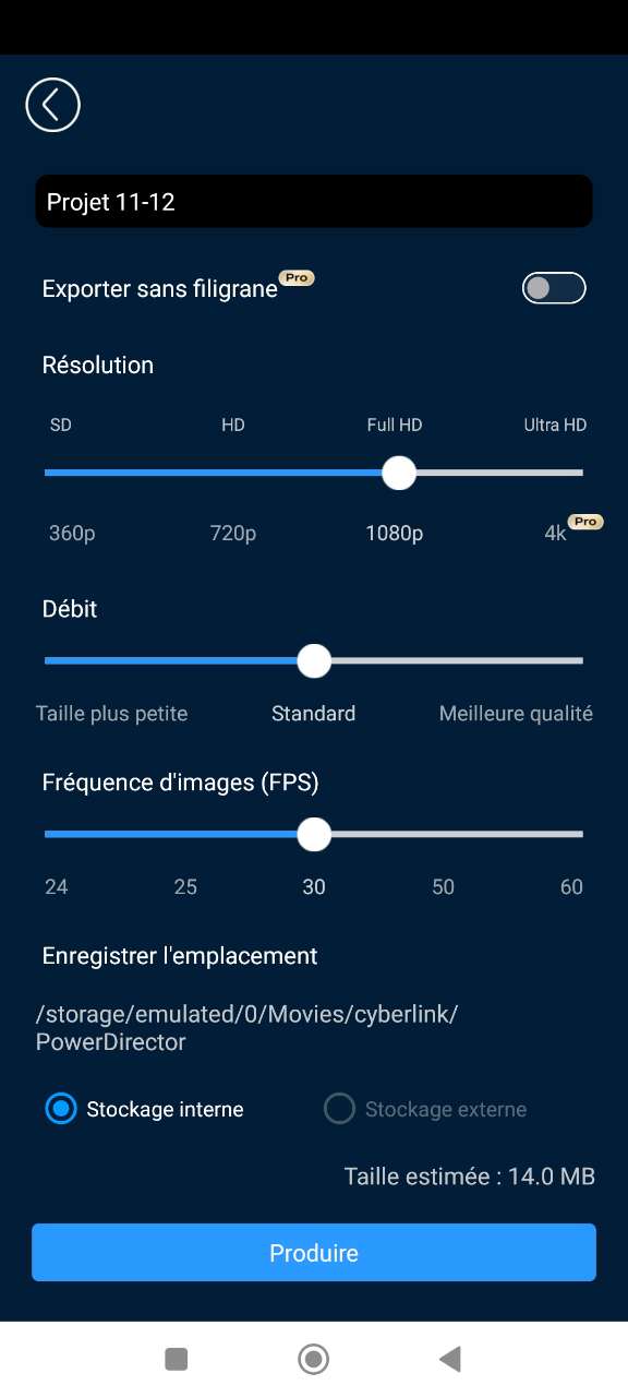 convertir video en mp4 avec powerdirector