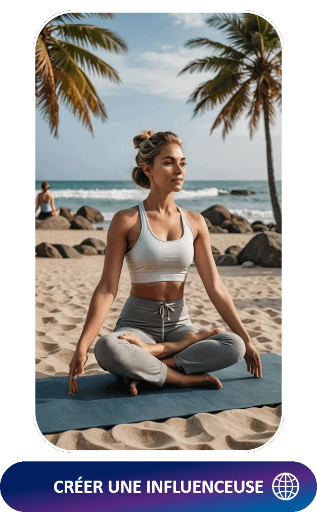 Démo influenceuse IA avec MyEdit