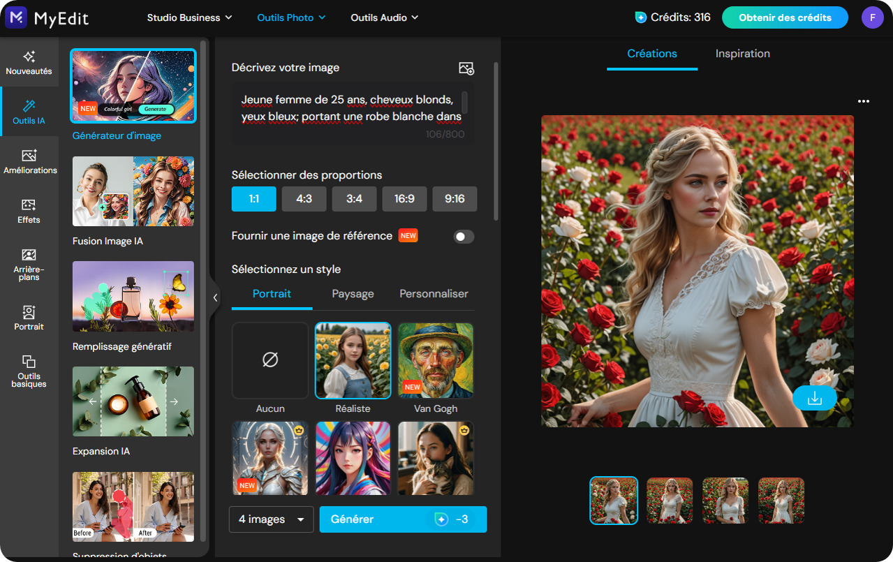 Tutoriel fusion photo IA - Etape 3
