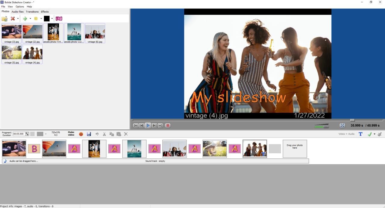 Bolide Slideshow Creator