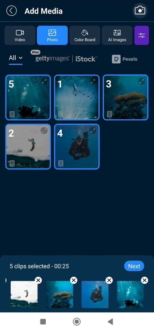 How to Create a Video from Photos Using PowerDirector App