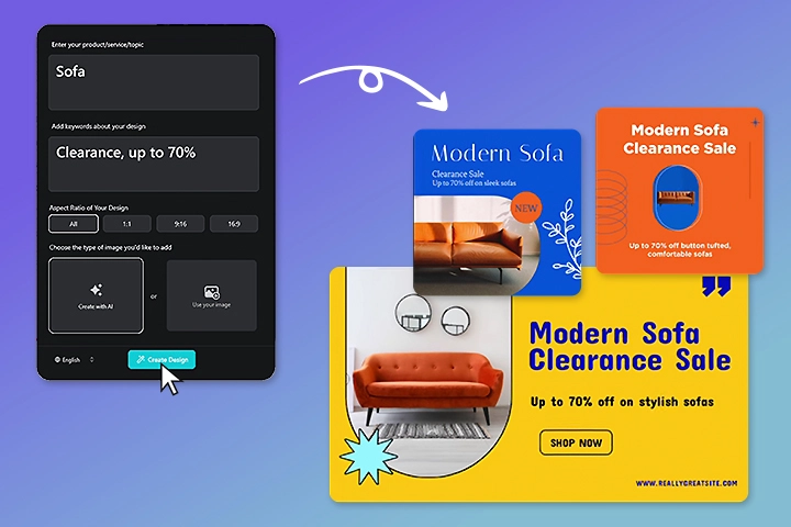 AI Design Generator Banner