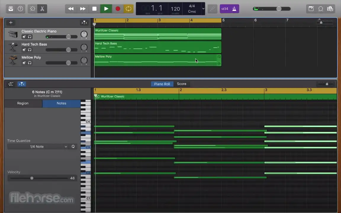 Interfaz de Audacity, un programa para grabar audio gratuito