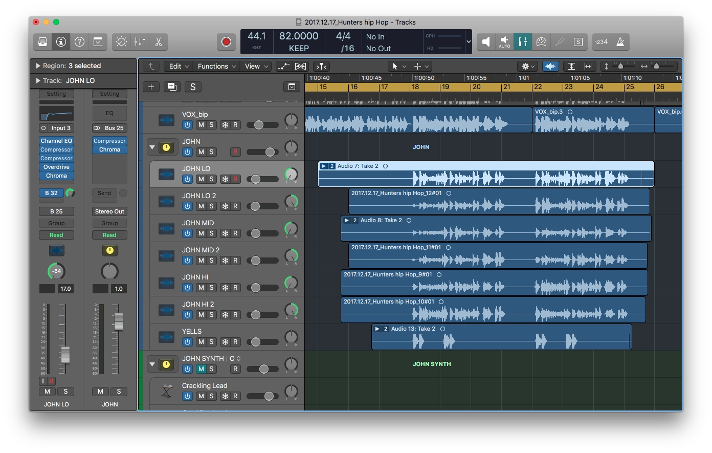 Interfaz de Audacity, un programa para grabar audio gratuito