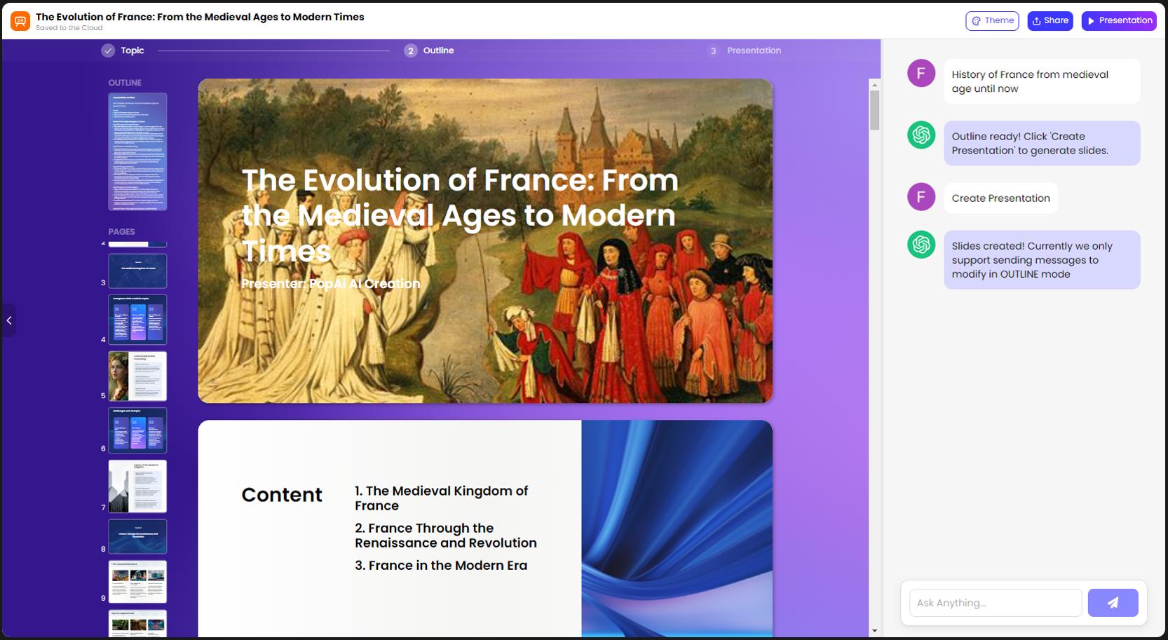 PopAI - 8 Best AI Software for PowerPoint Presentations