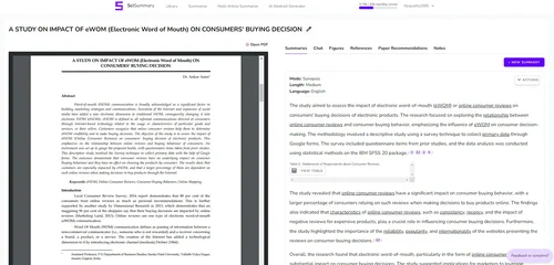 SciSummary - 10 Best AI Software to Analyze  long scientific papers