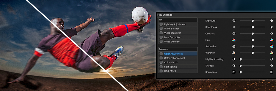 파워디렉터 인터페이스