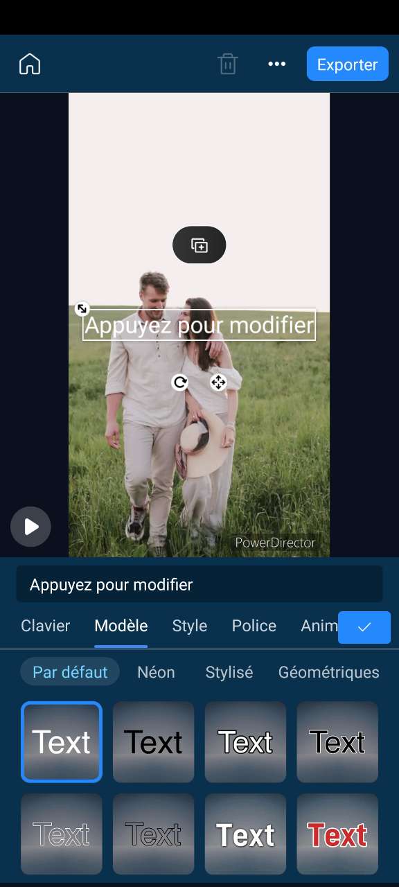 Comment mettre un texte sur une vidéo avec une app?