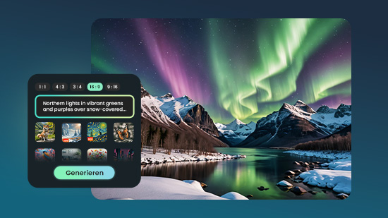 Schöne Winterbilder mit KI einfach selbst erstellen