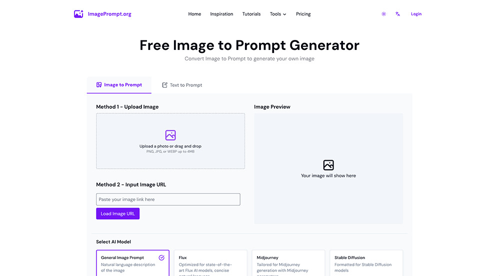 ImagePrompt Screenshot