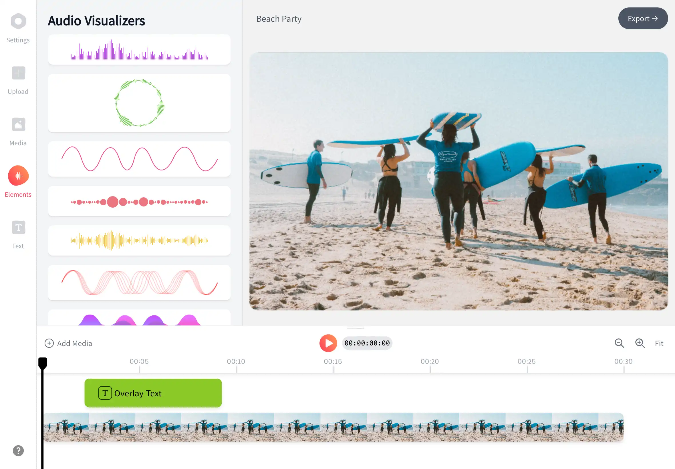 Echowave.io Screenshot