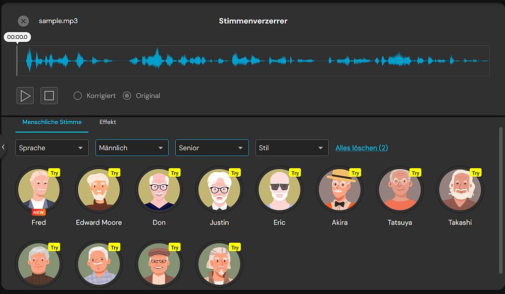 Der MyEdit Weihnachtsmann-Stimmenverzerrer