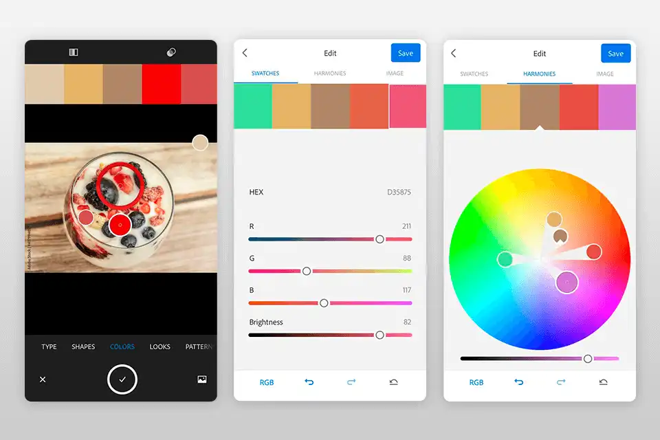 Adobe Capture Screenshot