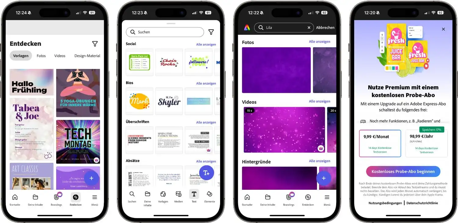Adobe Express Screenshot