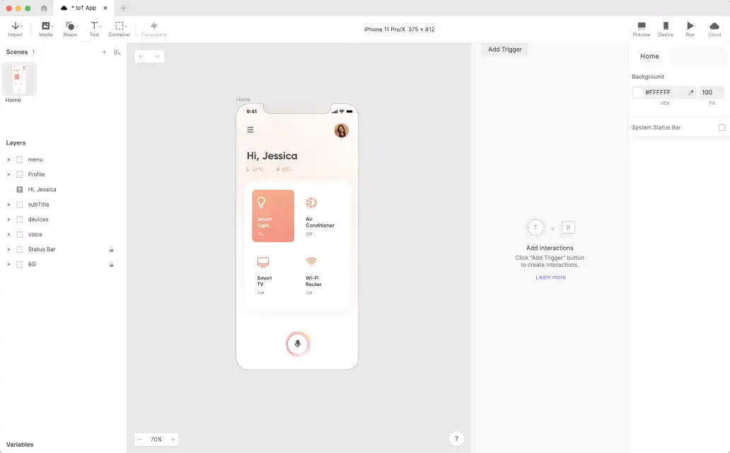 ProtoPie Screenshot