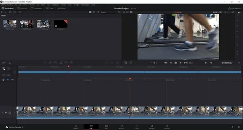 DaVinci Resolve Interface - Logiciel de montage vidéo et étalonnage couleur gratuit pour professionnels