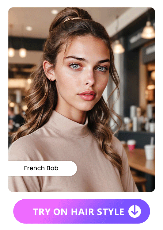 AI Hairstyle Try on French Bob