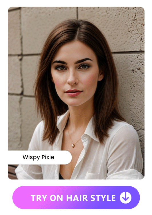 AI Hairstyle Try on Wispy Pixie