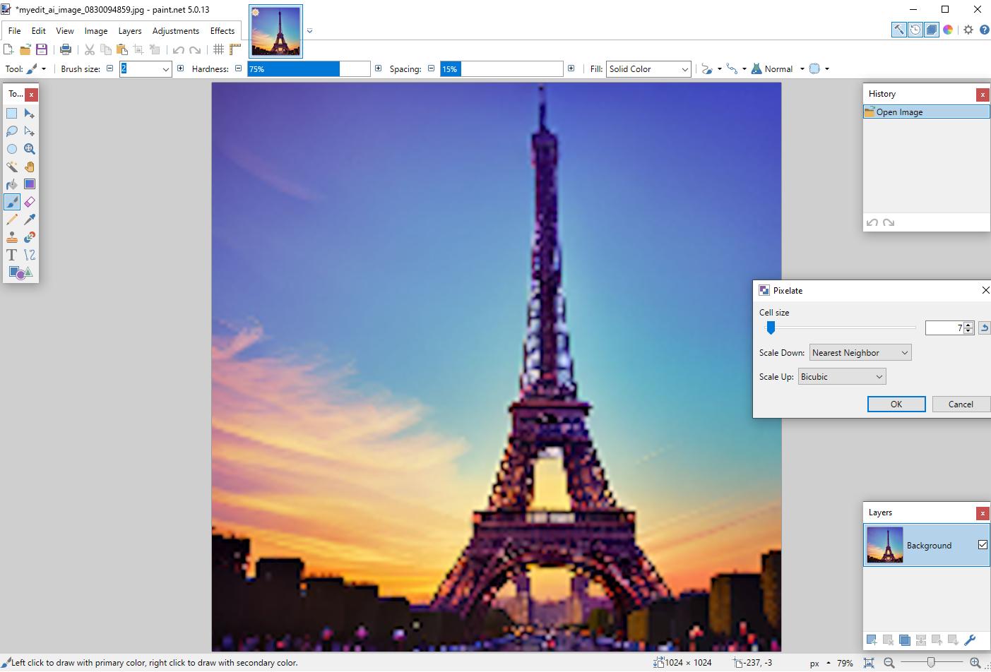 Paint.Net - 5e meilleur logiciel Pixel Art