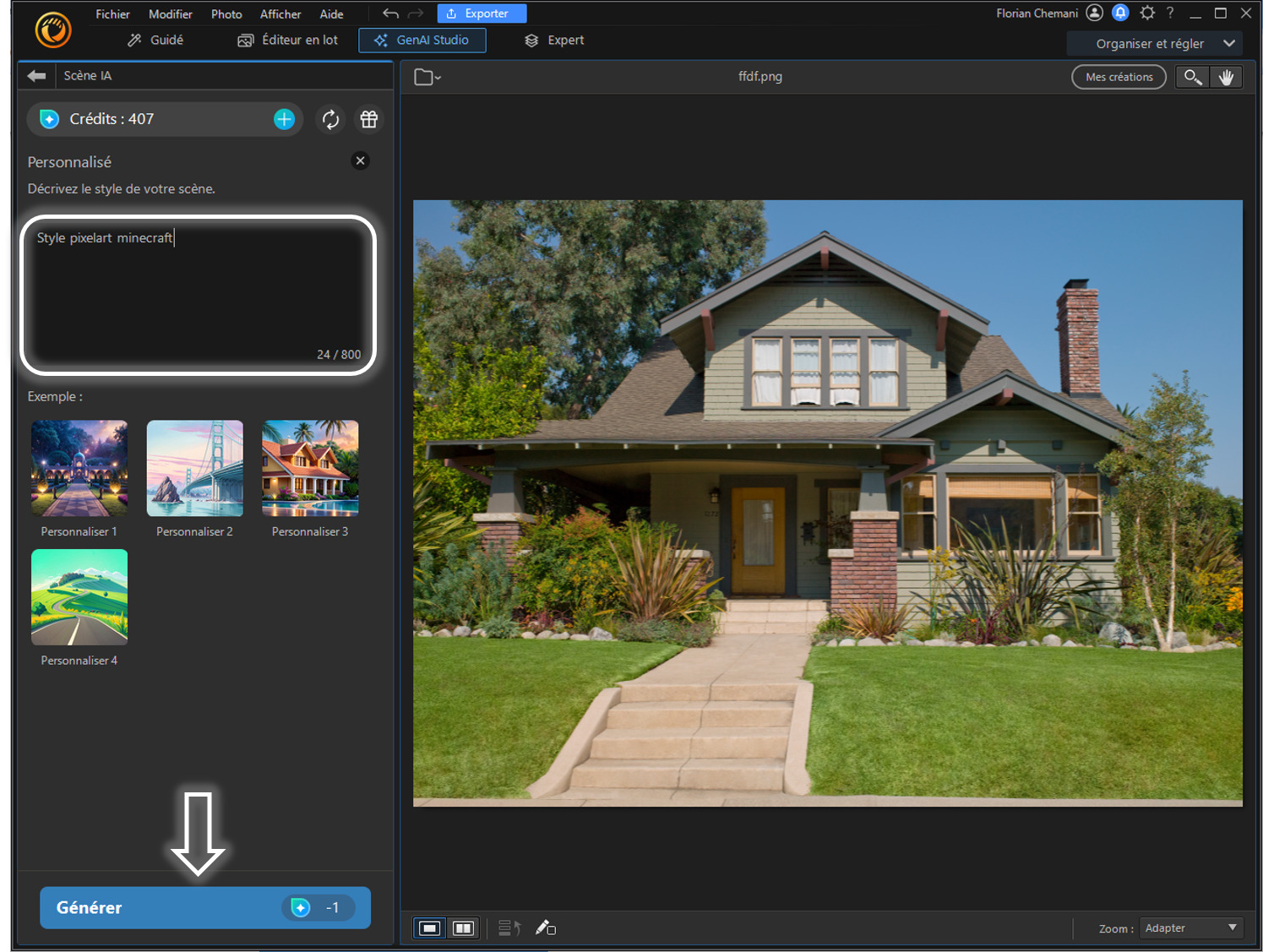 Transformer une photo en pixel art avec logiciel - 3