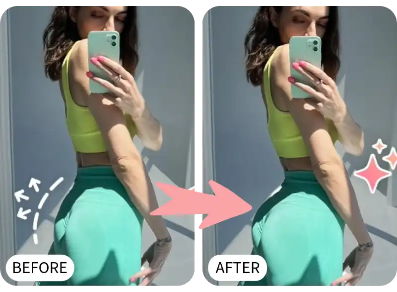 aplicación para aumentar glúteos en fotos