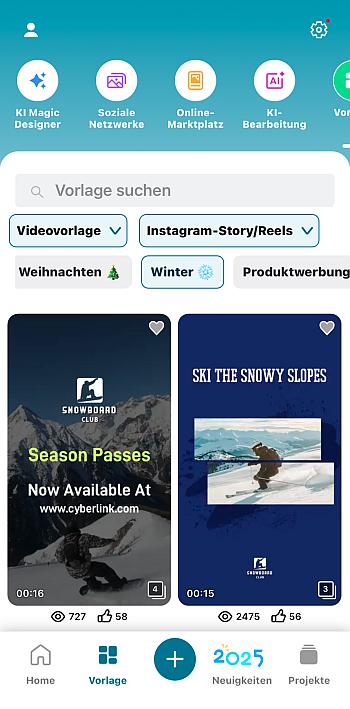 Promeo - Design-App für Reels und mehr