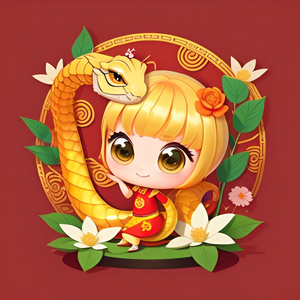 蛇年卡通圖案下載