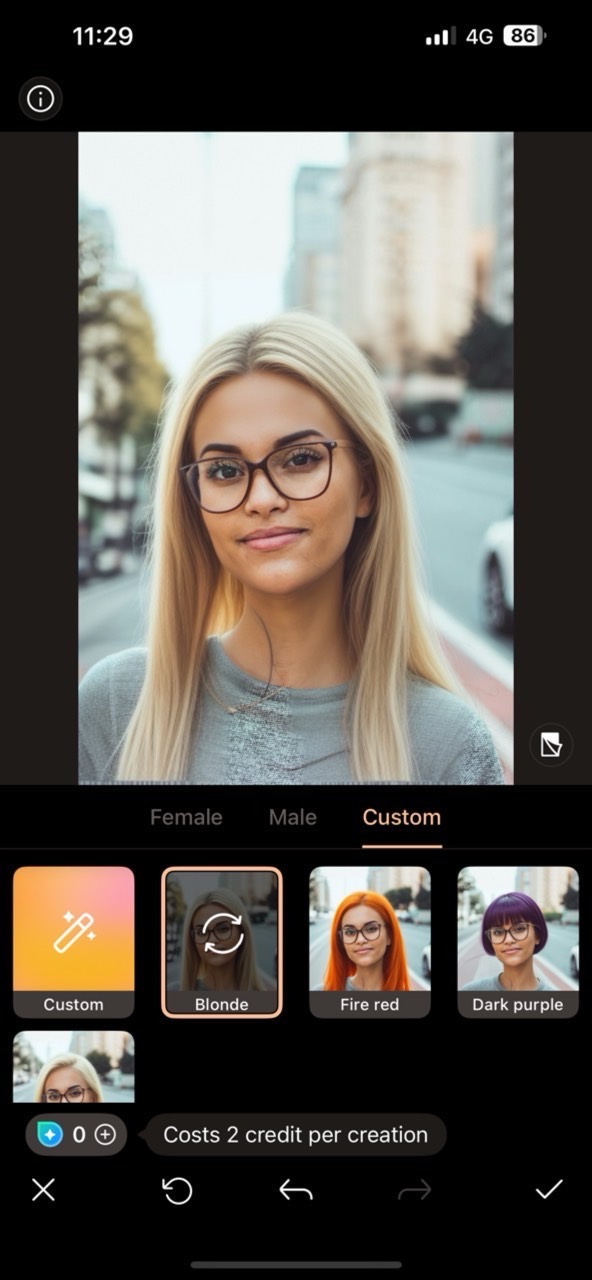 PhotoDirector - 1st Best Hair Color Application