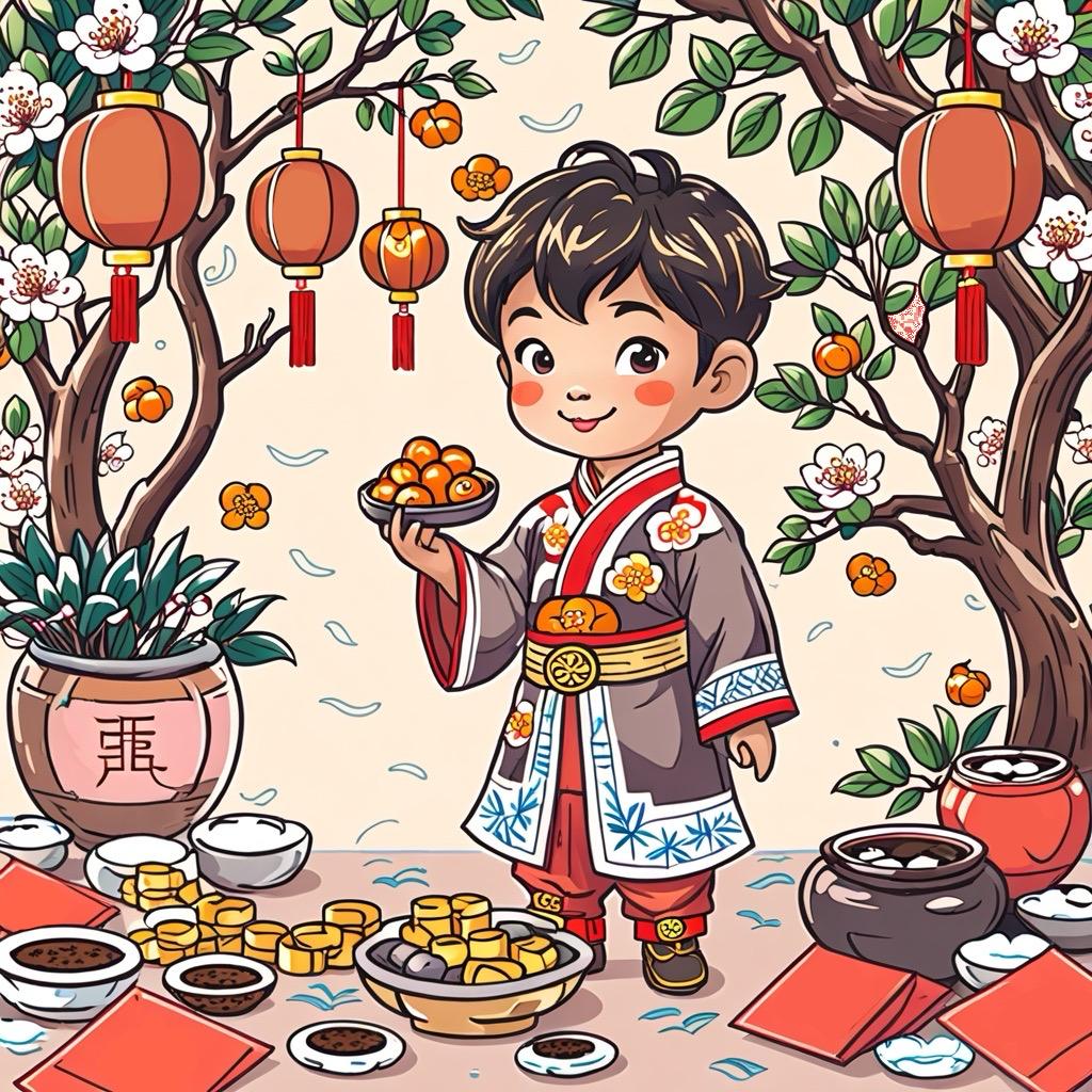 過年圖案