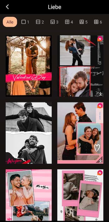 PhotoDirector App - Silvester-Sticker 