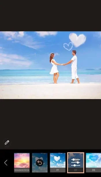 PhotoDirector App - Bild auswählen